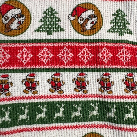 Buc-ee's Kids Christmas Onesie Waffle Knit Pajama's Youth XS (SKU: 129B) - Picture 9 of 9
